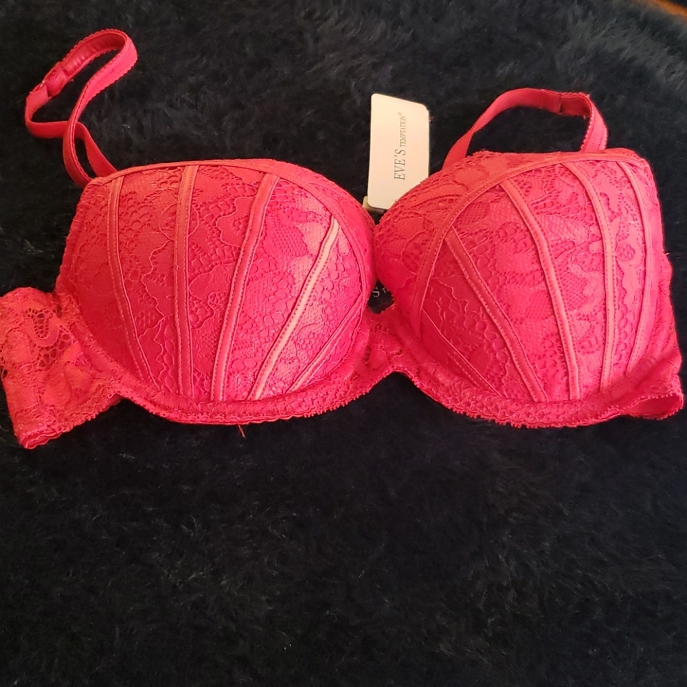 Red bralette
